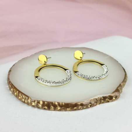 kolczyki sztyft koła...