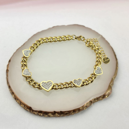 bransoletka pancerka serca...