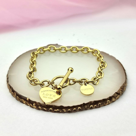 bransoletka patyk serce...