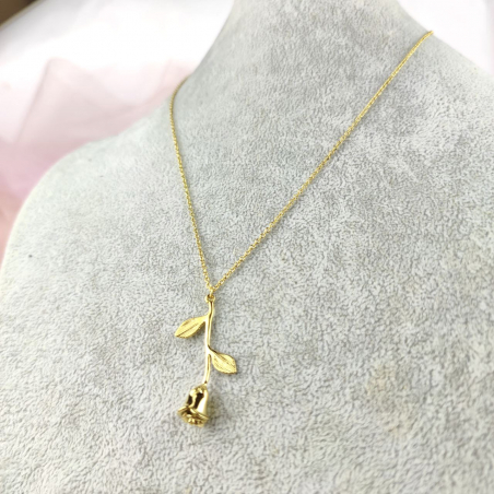 Naszyjnik celebrytka róża...