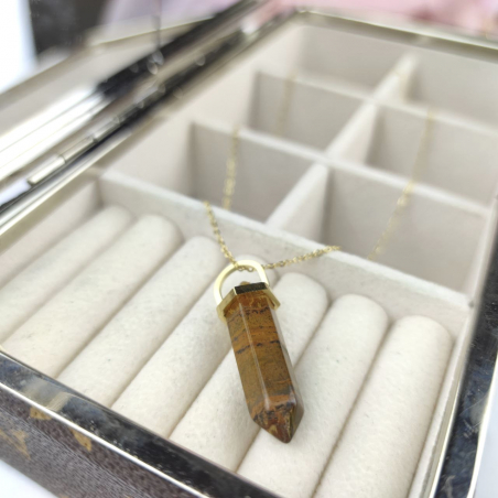 Naszyjnik minerał bawole...