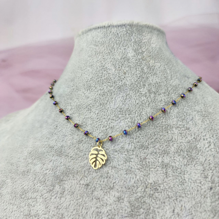 Naszyjnik paciorki holo...