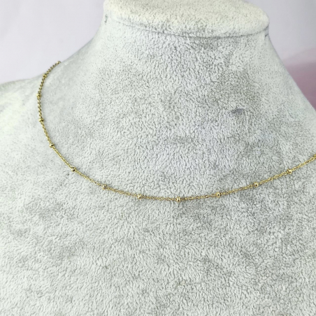 Łańcuszek kuleczki 44 cm +...