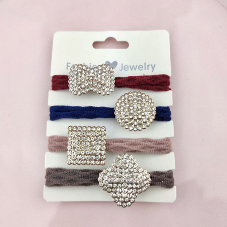 Gumka do włosów cyrkonie...