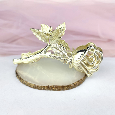 Spinka klamra róża złota...