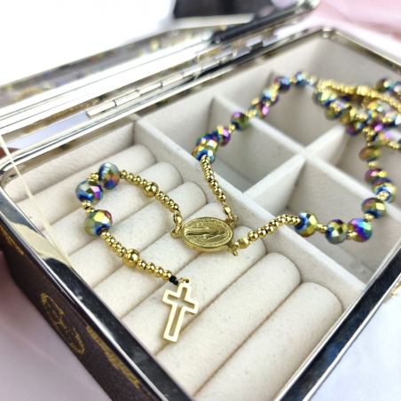 Naszyjnik różaniec holo...