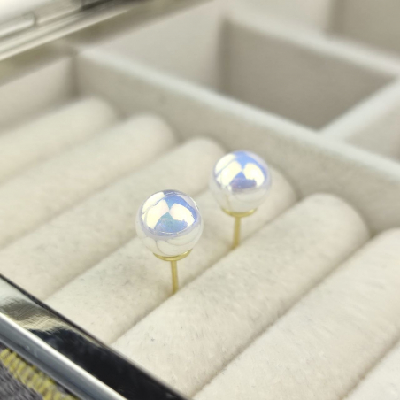 Kolczyki sztyft perełka...