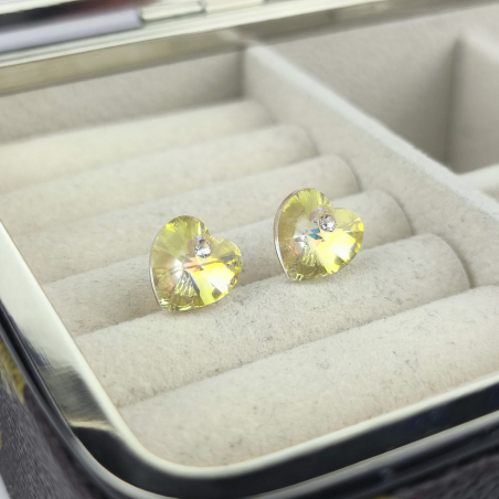 Kolczyki sztyft serce...