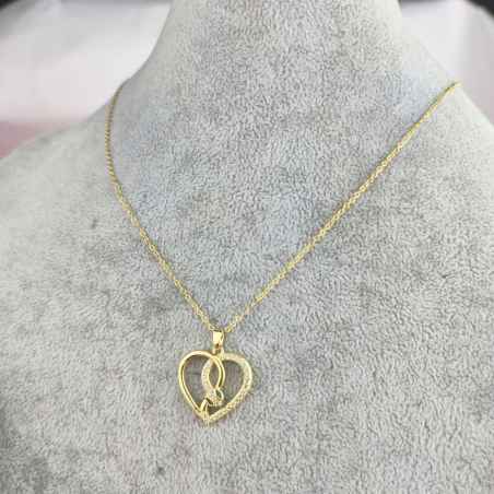 Naszyjnik celebrytka serce...