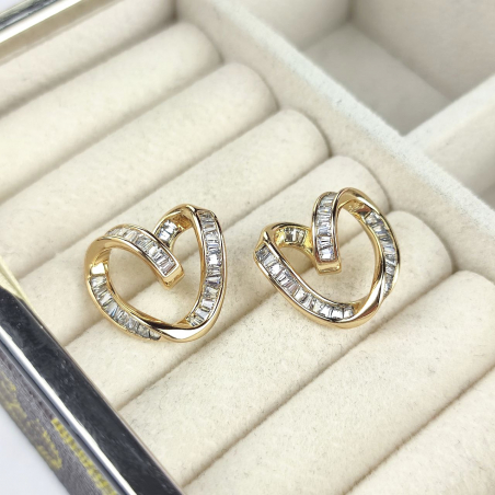 Kolczyki sztyfty serce...