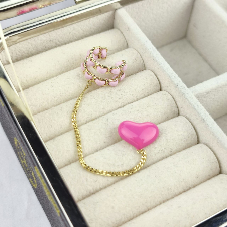 Nausznica sztyft łańcuszek...