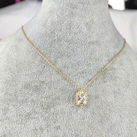 Naszyjnik prostokąt...