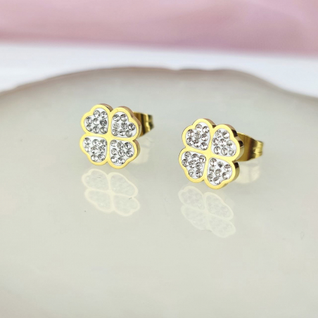 Kolczyki sztyfty koniczyna...