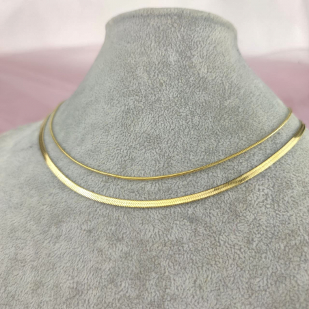 Naszyjnik podwójny żmijka...