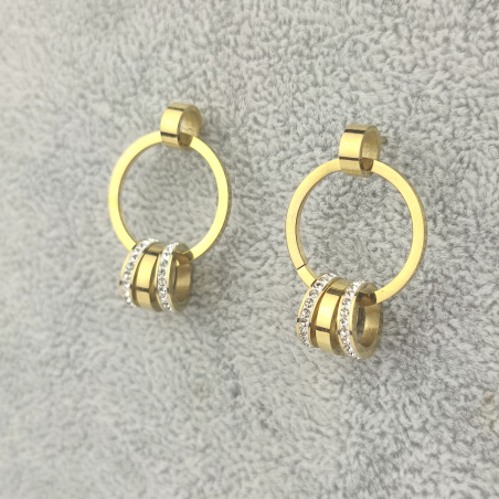 Kolczyki sztyft kółko...