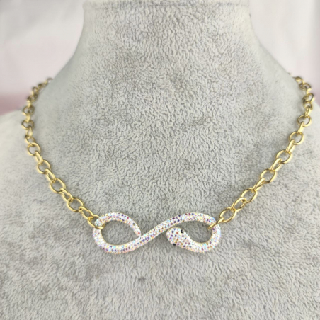 Naszyjnik grubszy żmija...