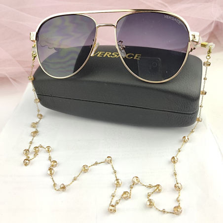 Łańcuszek do okularów złote...