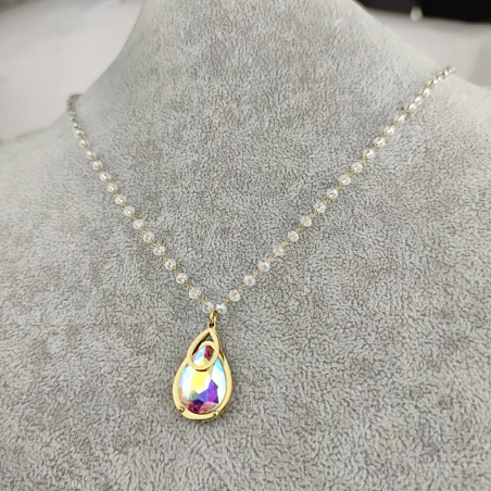 Naszyjnik długi paciorki...