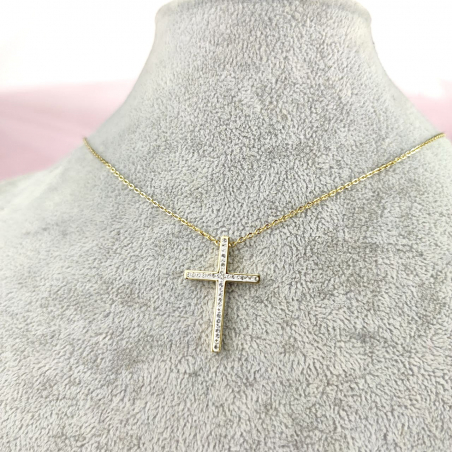 Naszyjnik celebrytka krzyż...