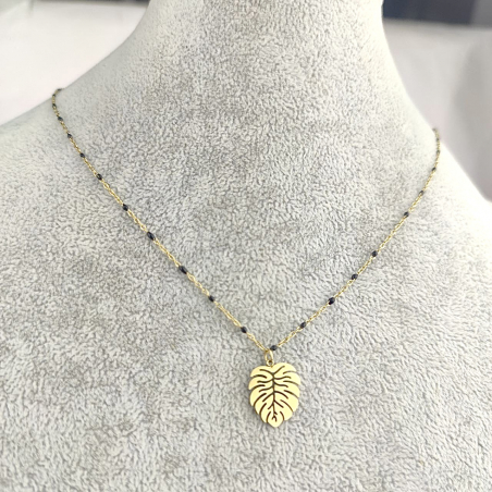 Naszyjnik czarne paciorki...