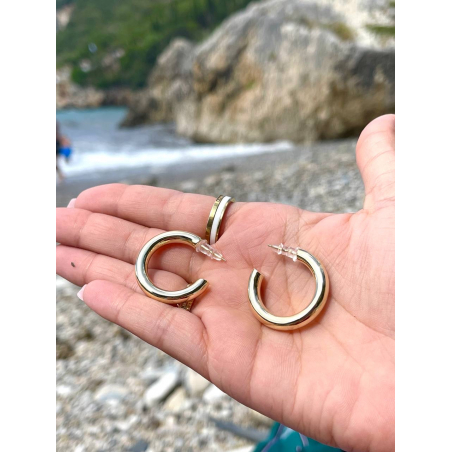 Kolczyki kółka gładkie...