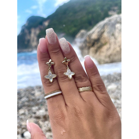 Kolczyki lilijki sztyfty...