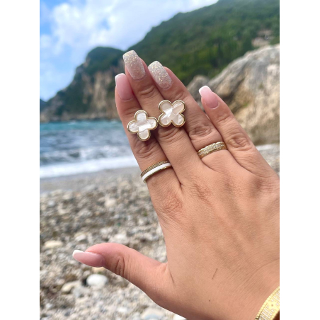 Kolczyki sztyft lilijka...