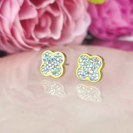 Kolczyki sztyfty lilijka...