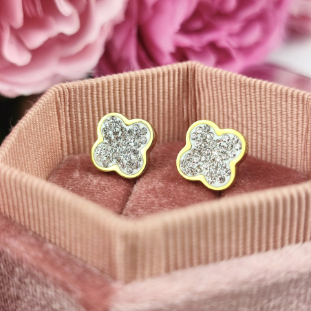 Kolczyki sztyfty lilijka...