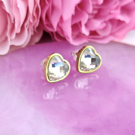 Kolczyki sztyfty serce...