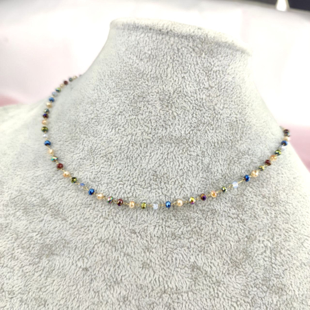 Naszyjnik paciorki kolorowe...