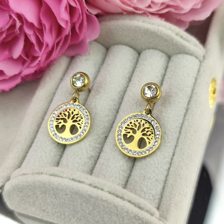 Kolczyki sztyft drzewko...