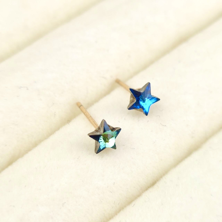 Kolczyki sztyfty kryształ...