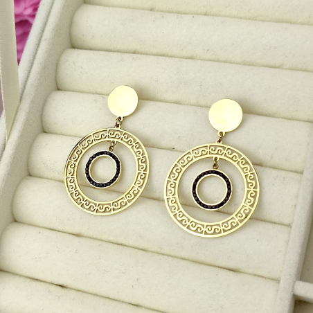 Kolczyki sztyfty monetka...