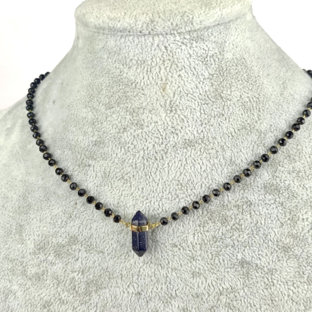 Naszyjnik czarne paciorki...