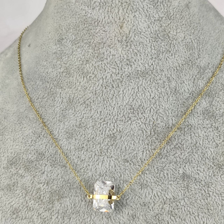 Naszyjnik celebrytka kamień...