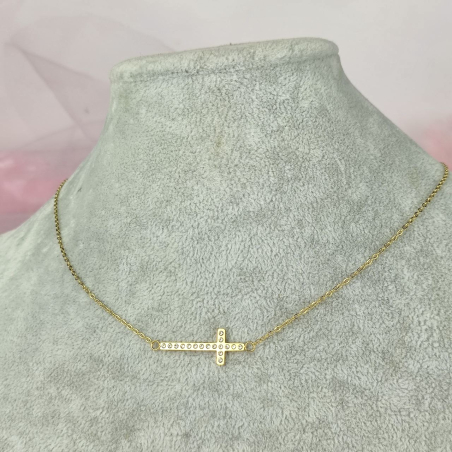 Naszyjnik celebrytka krzyż...