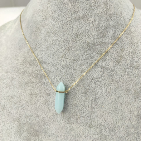 Naszyjnik celebrytka kamień...