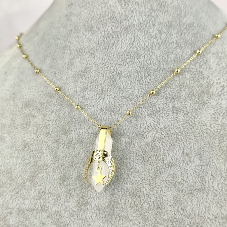 Naszyjnik kuleczkowy kamień...