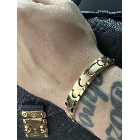 Bransoletka męska złota...