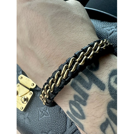 Bransoletka męska złota...