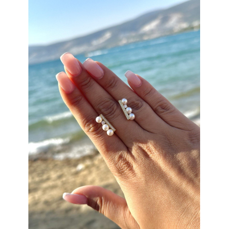 Kolczyki sztyfty perełki...