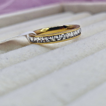 Pierścionek bagieta cienka...