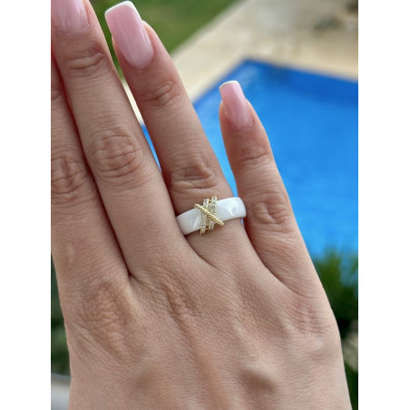 Pierścionek ceramiczny X...