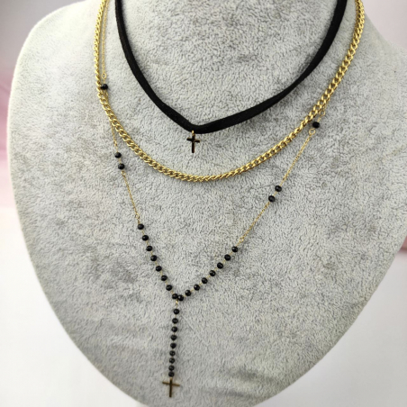 naszyjnik choker potrójny...