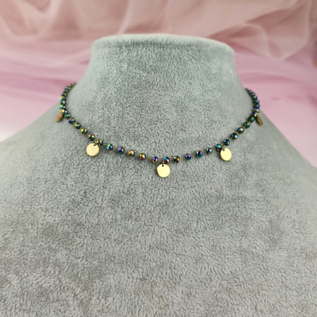 naszyjnik choker paciorki...